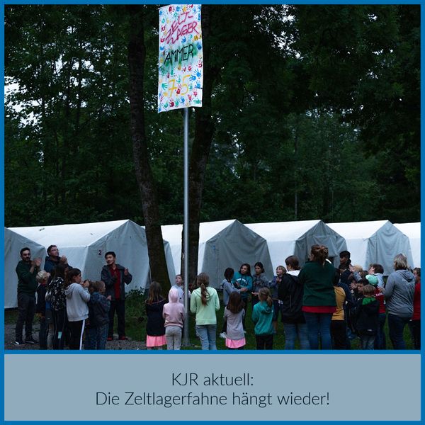 KJR Aktuell - Zeltlagerfahne